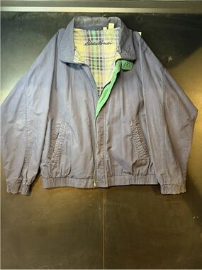 vintage eddie bauer jacket full zip fleece size large
